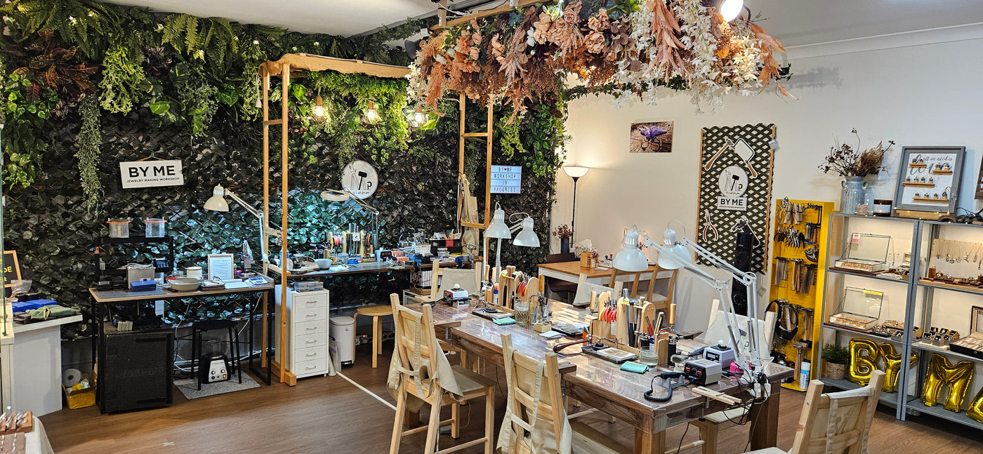 ByMe studio group jewellery-making workshop