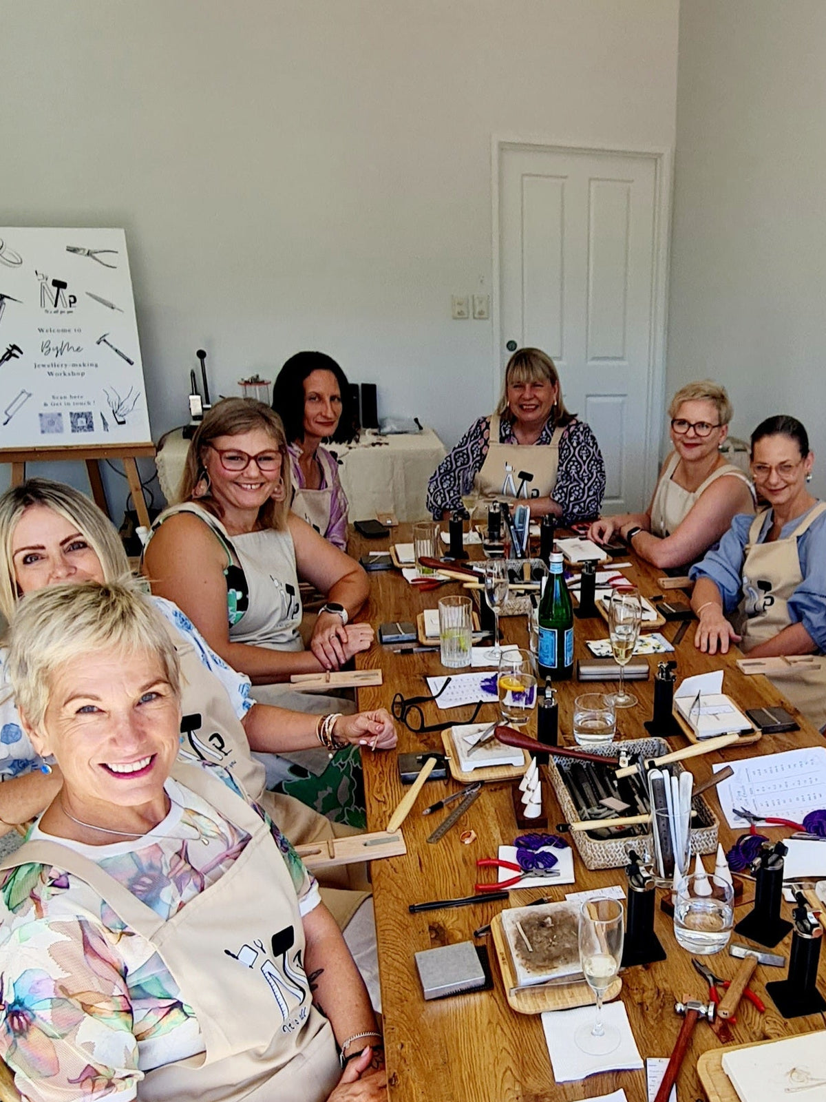 60th birthday mobile jewellery-making party