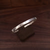 BY ME silver handmade simple bangle