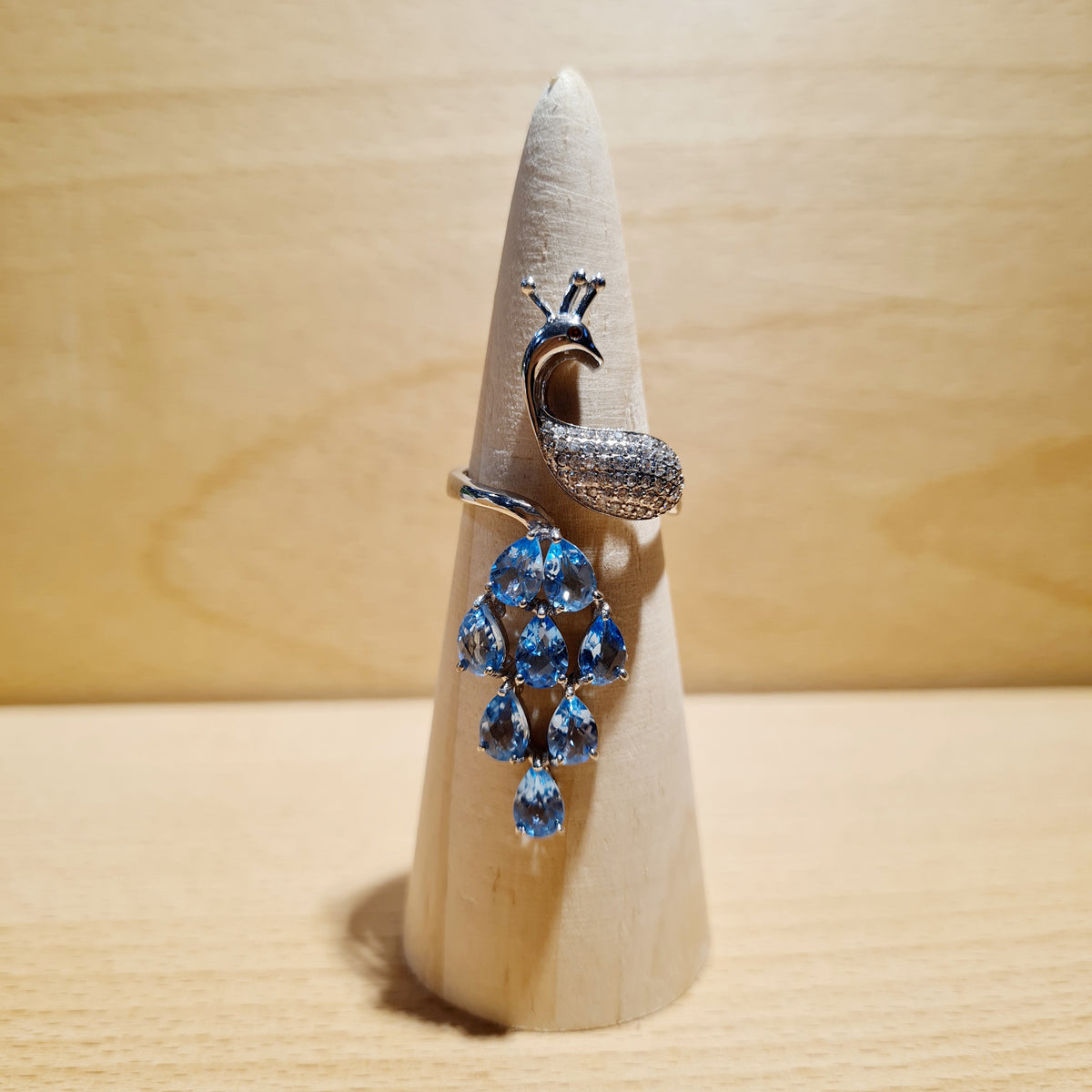 Peacock Blue Topaz Ring – By Me Jewellery Workshop